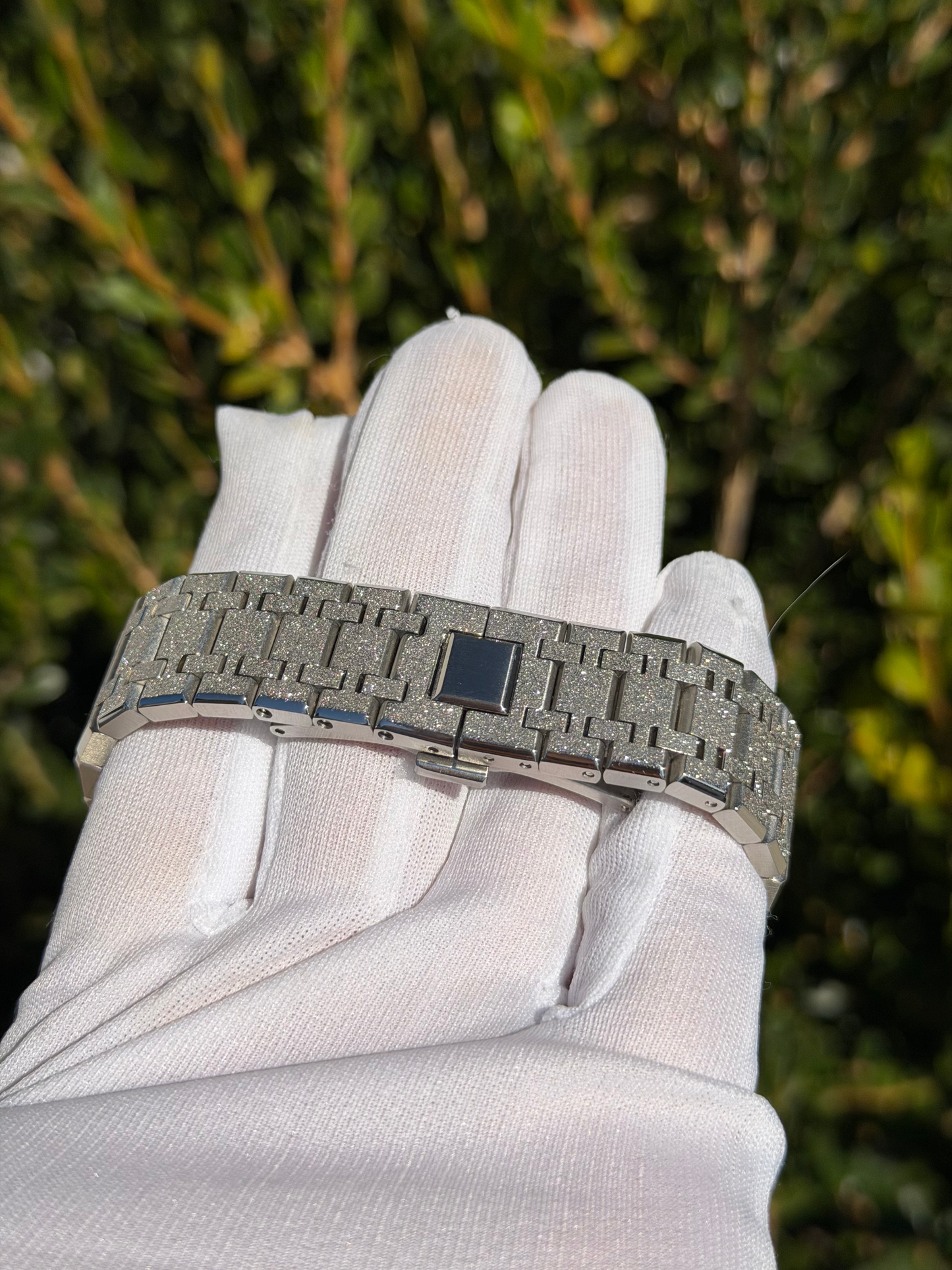 Montre CasiOak Custom – Silver Luminous Frosted - Mod G-Shock GA2100