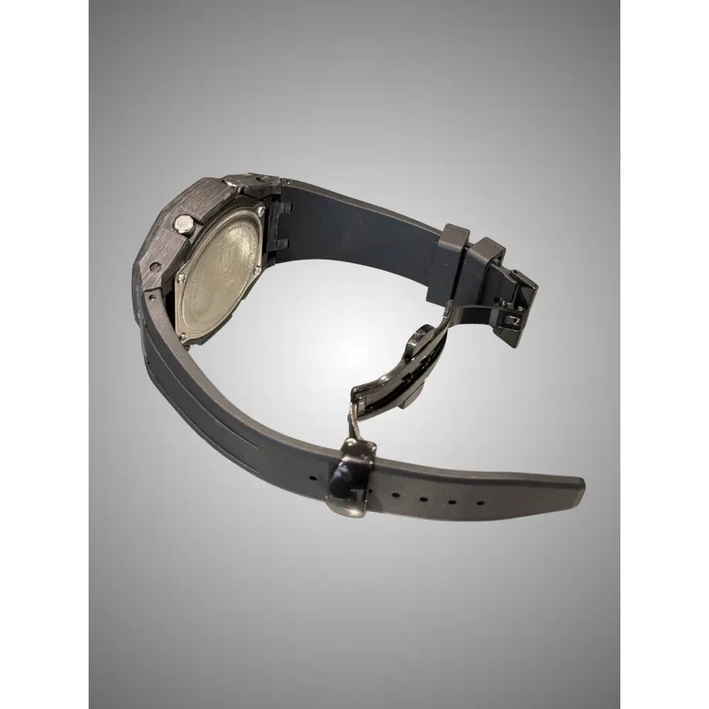 Casio G-Shock GA2100 – Black Carbon Fiber Luminous | Custom Casioak | Men's watch | Mod premium | Men's Gift | Custom watch | Modded G-Shock - ChronoCustom