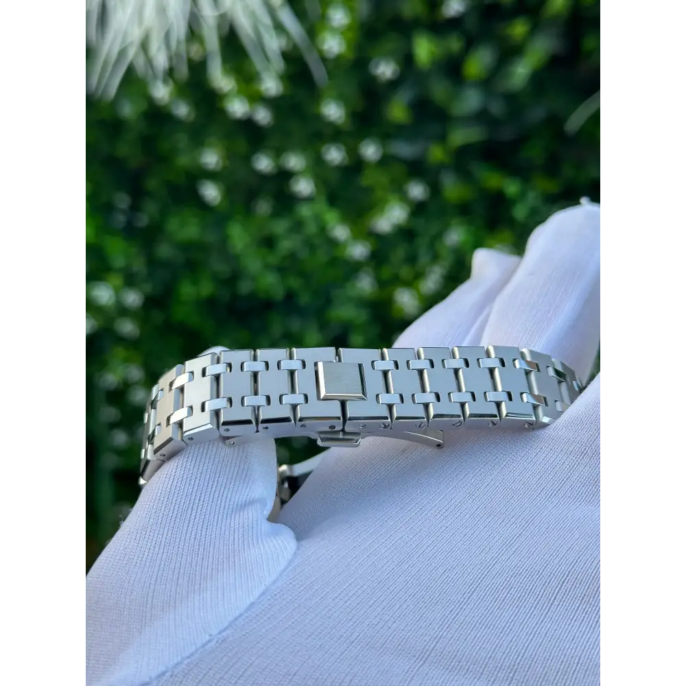 Montre CasiOak Custom – Full Silver Mirror Polish - Mod G-Shock GA2100