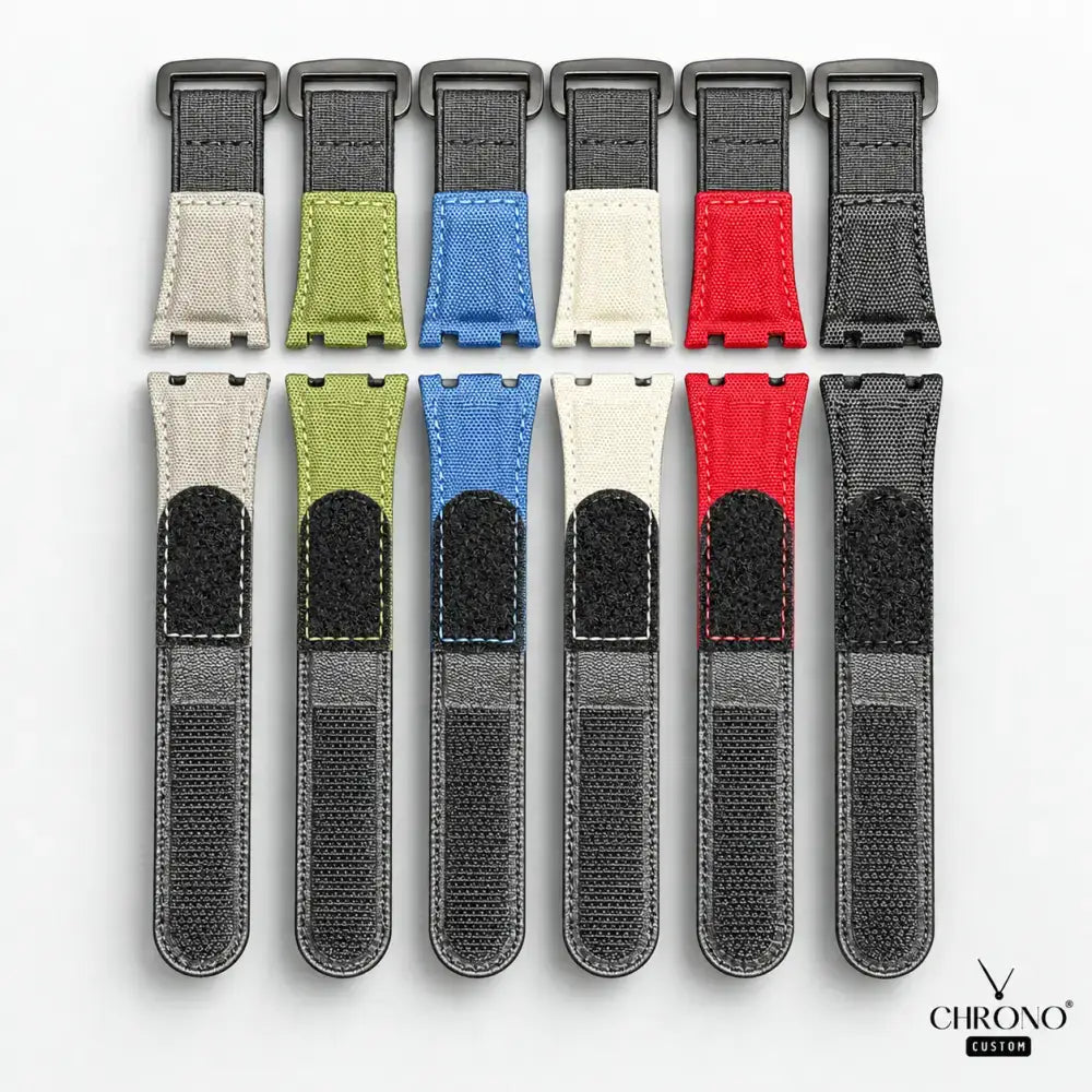 CasiOak Custom Watch – Nylon Canvas Velcro Strap - G-Shock GAB2100 Mod