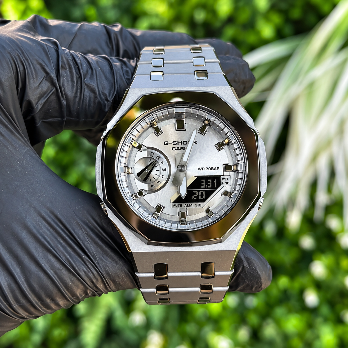 CasiOak Mirror Polish – G-Shock GA2100 Custom Mod Watch