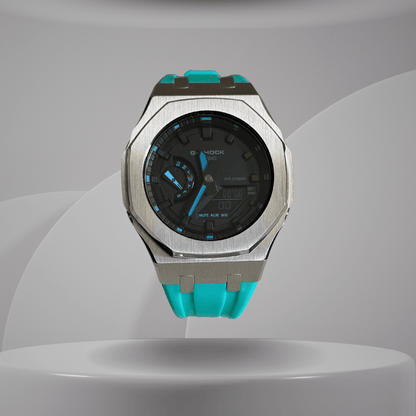 Casio G-Shock Mod Watch - Sky Blue - GA-2100 Custom Casioak