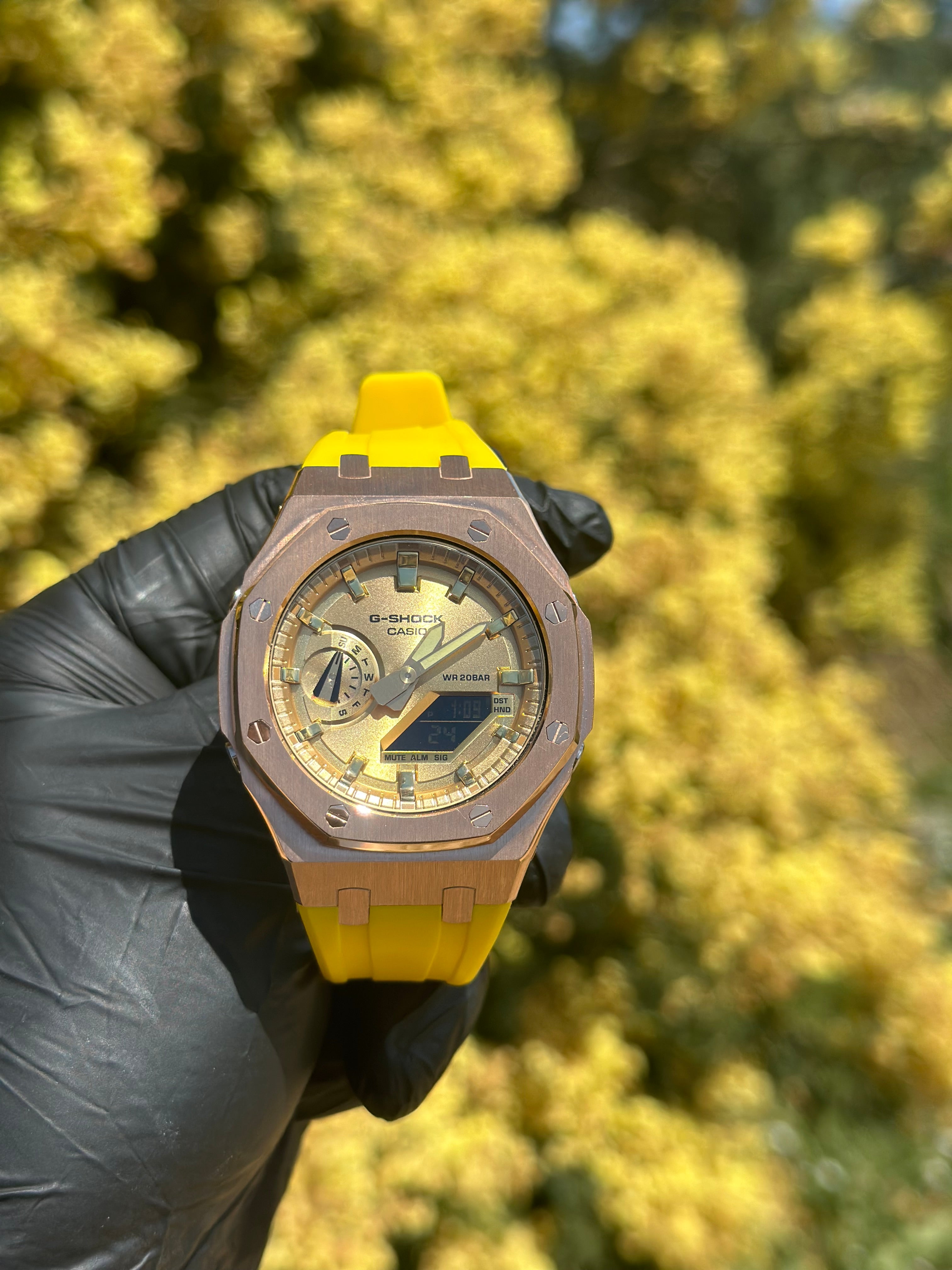 CasiOak Yellow Gold - ChronoCustom