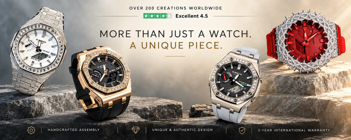 Casioak customised G-SHOCK GA2100 watch for men – Bespoke design and modern look