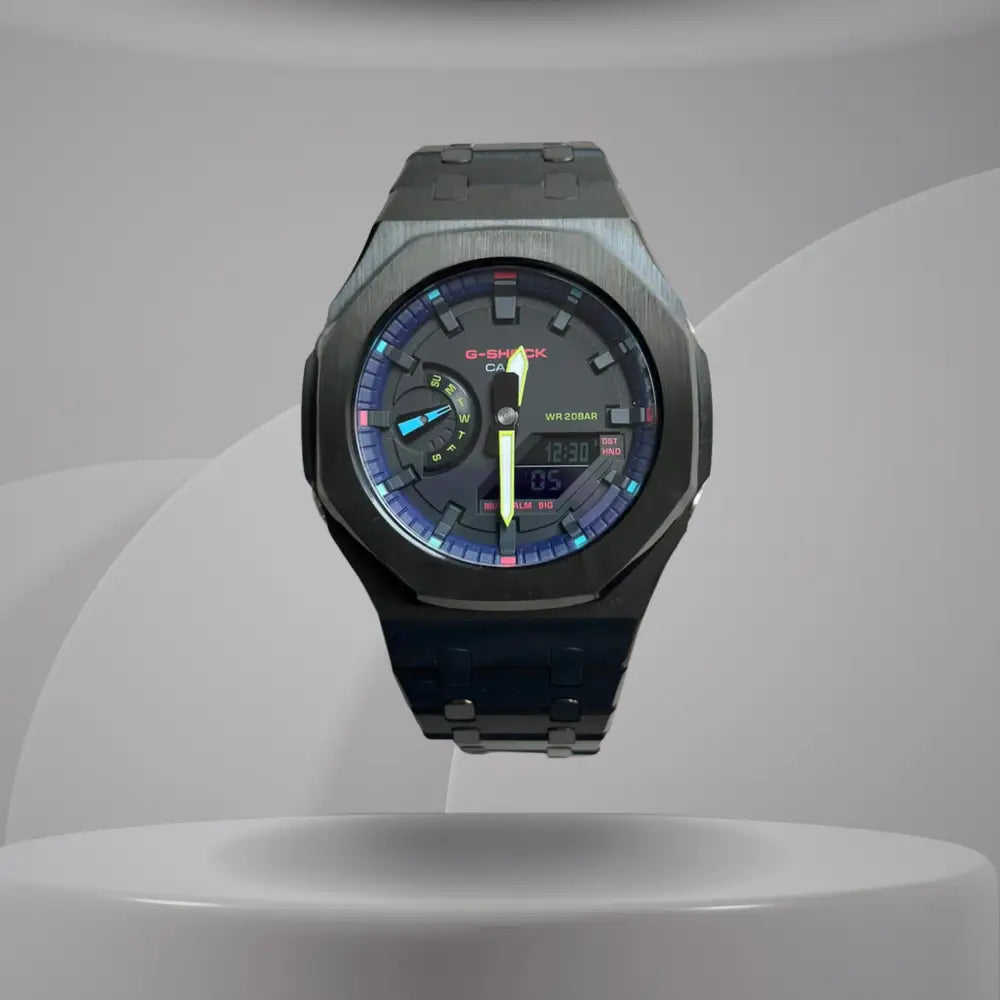 Montre CasiOak Custom – Black Purple - Mod G-Shock GA2100