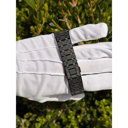 Montre CasiOak Custom – Black Silver Frosted Diamond