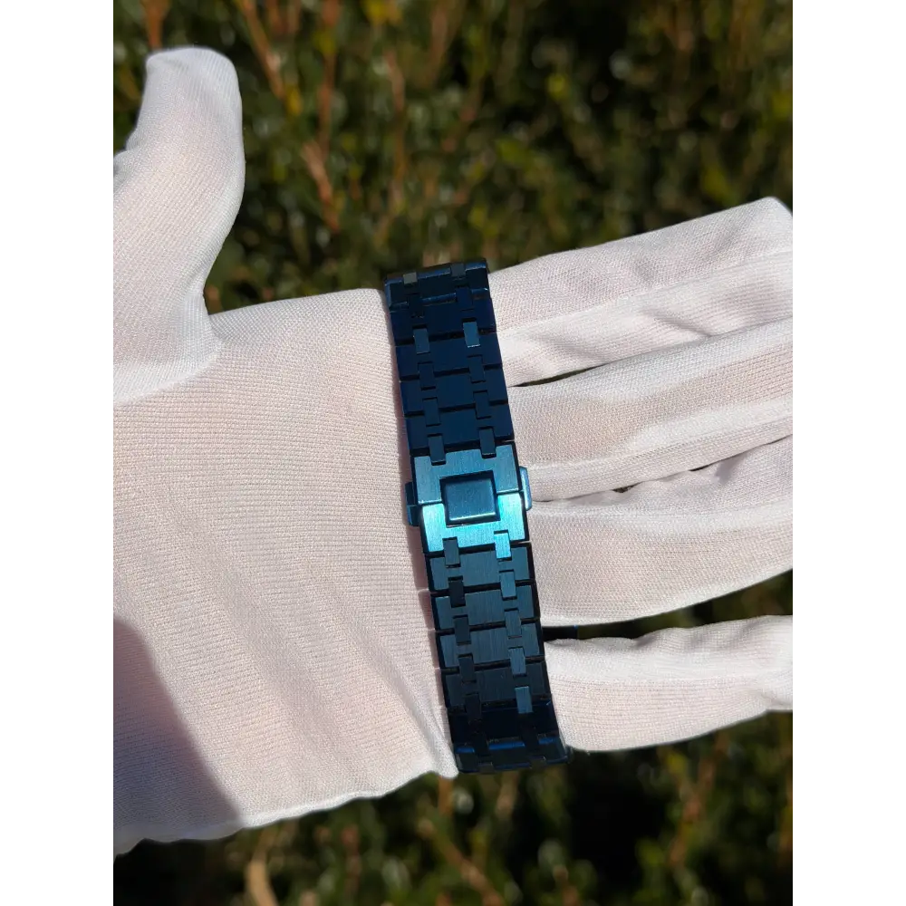 Montre CasiOak Custom – Dark Blue White - Mod G-Shock GA2100