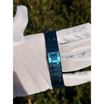 Montre CasiOak Custom – Dark Blue White - Mod G-Shock GA2100