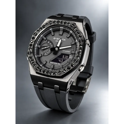 Montre CasiOak Custom – Diamond Deep Black - Mod G-Shock GA2100
