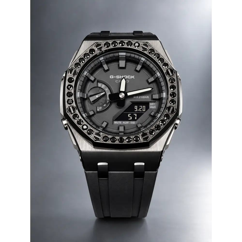 Montre CasiOak Custom – Diamond Deep Black - Mod G-Shock GA2100