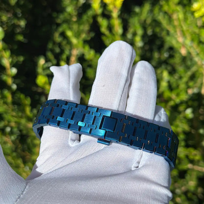 Montre CasiOak Custom – Full Blue Mirror Rainbow Dial - Mod G-Shock GA2100