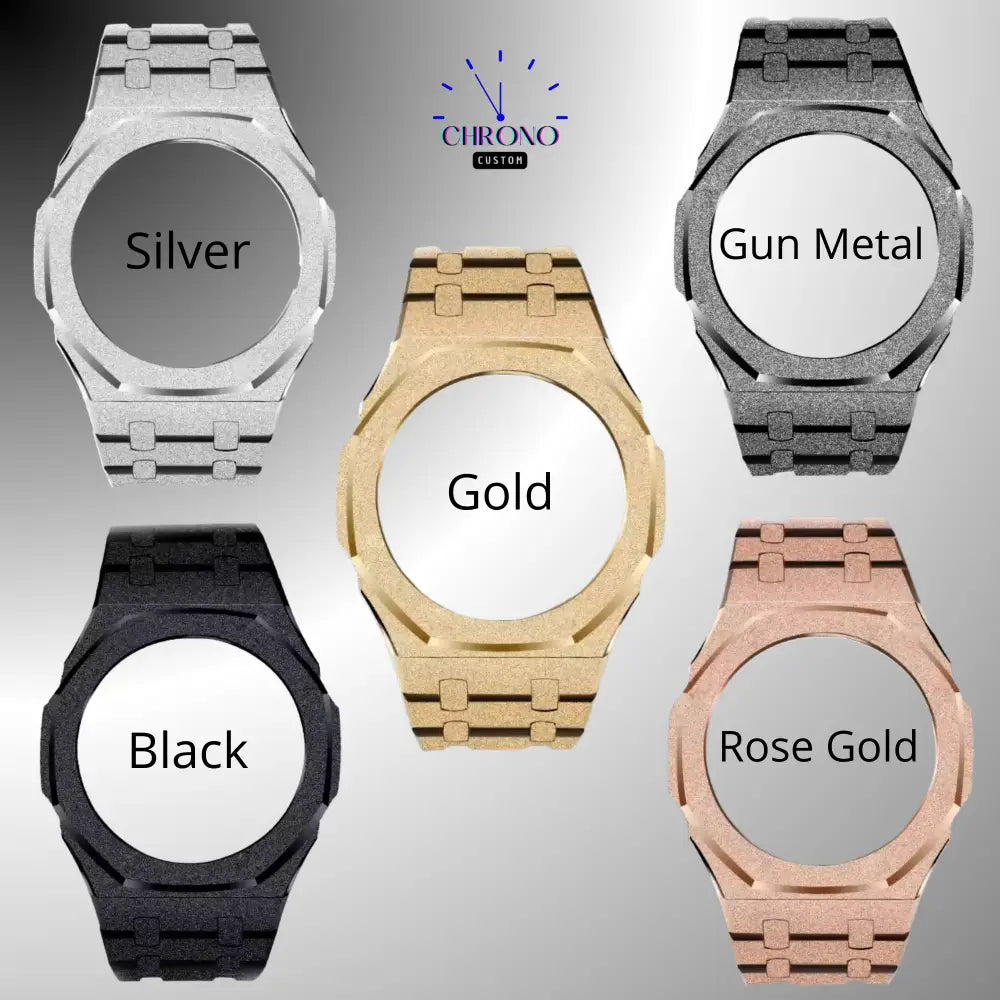 Montre CasiOak Custom – Full Gold Frosted - Mod G-Shock GA2100