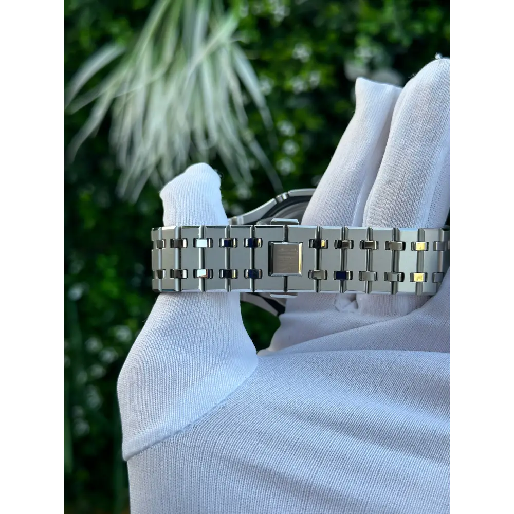 Montre CasiOak Custom – Full Silver Mirror Polish - Mod G-Shock GA2100