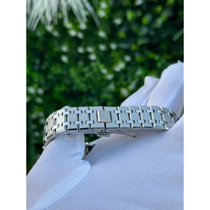 Montre CasiOak Custom – Full Silver Mirror Polish - Mod G-Shock GA2100