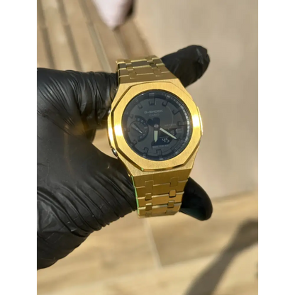 Montre CasiOak Custom – Gold Black Dial - Mod G-Shock GA2100