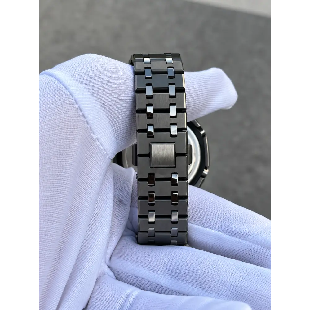 Montre CasiOak Custom – Metal Grey Mirror Polish - Mod G-Shock GA2100