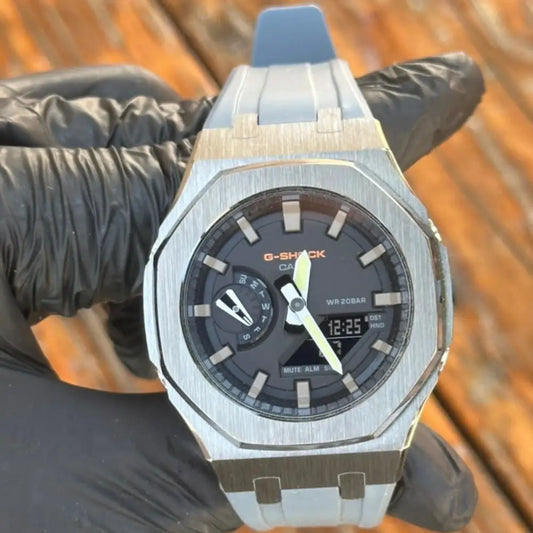 Montre CasiOak Custom – Nardo Grey - Mod G-Shock GA2100