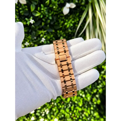 Montre CasiOak Custom – Rose Gold Mirror Polish - Mod G-Shock GA2100 