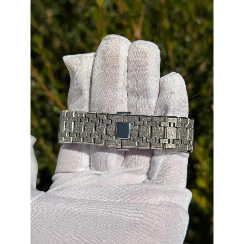 Montre CasiOak Custom – Silver Luminous Frosted - Mod G-Shock GA2100