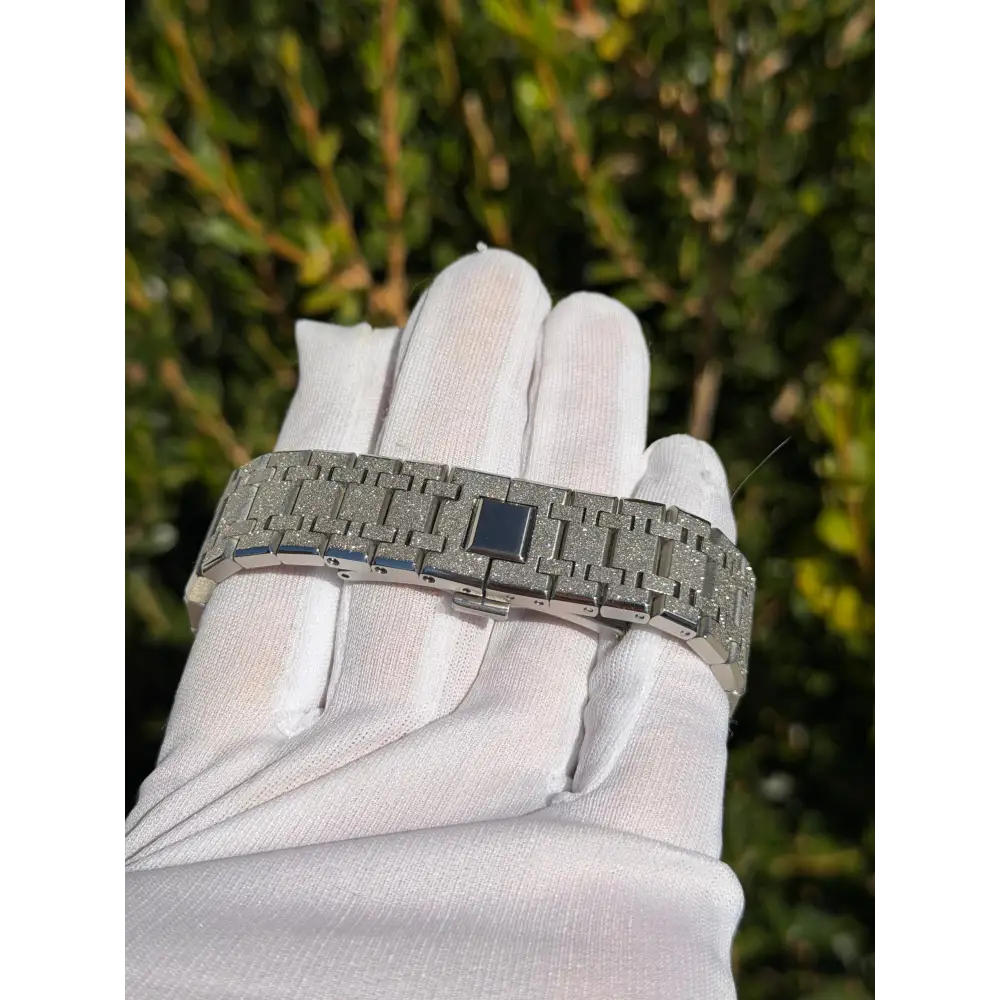 Montre CasiOak Custom – Silver Luminous Frosted - Mod G-Shock GA2100