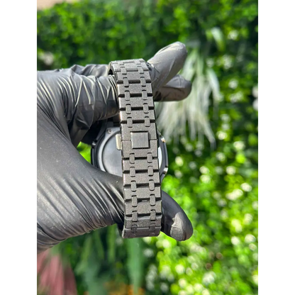 Casio G-Shock Mod Watch - Silver White Frosted - GA-2100 Custom Casioak